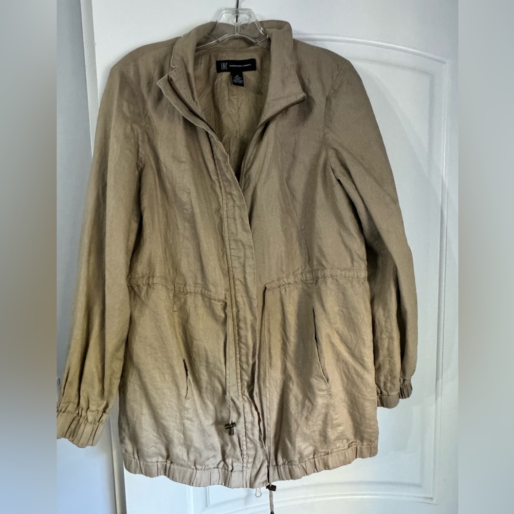 INC light tan jacket
